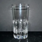 Baccarat lot of 5 Rotary glasses whisky long drink cut crystal signed