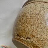 Salad bowl, 6 ramekins signed F. Baudat