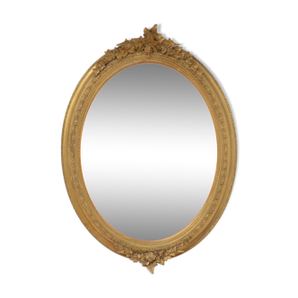 Late victorian wall mirror glided - 82x60cm