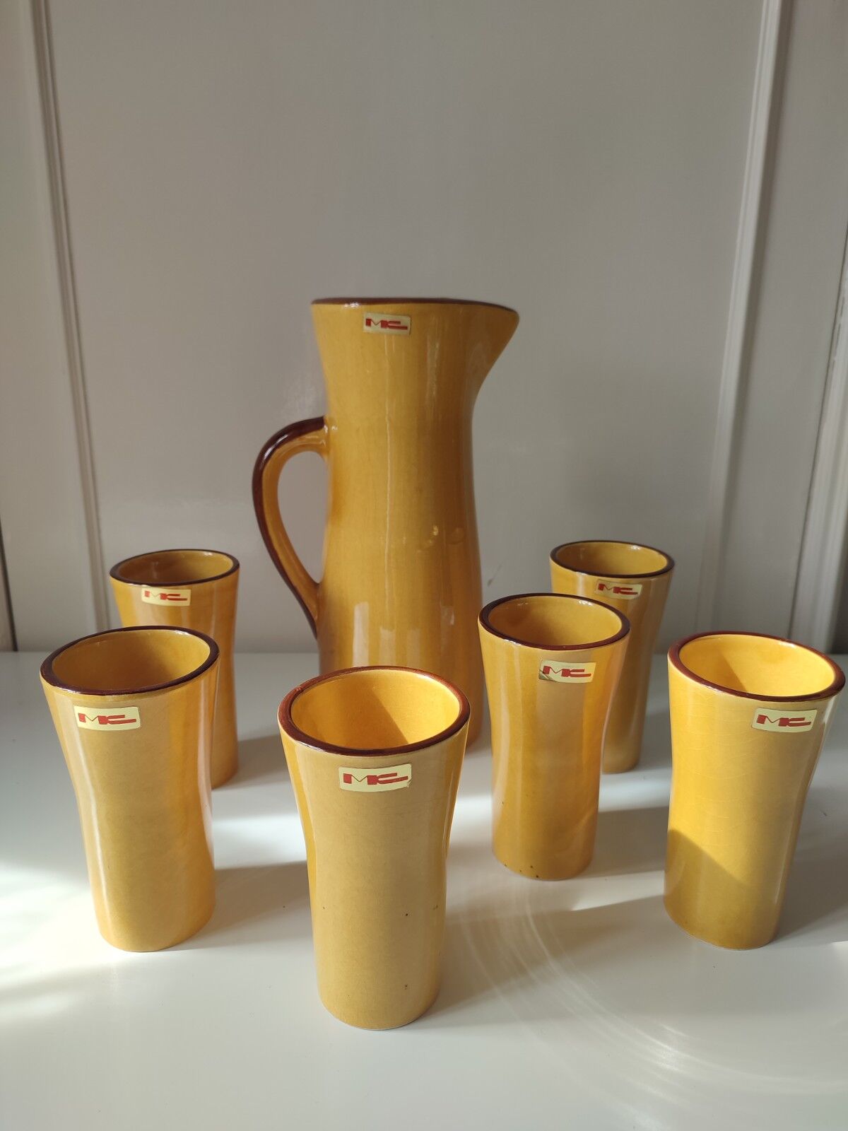 Ceramic orangeade service