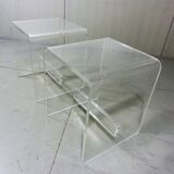 Vintage plexiglass stools 1960-70’s