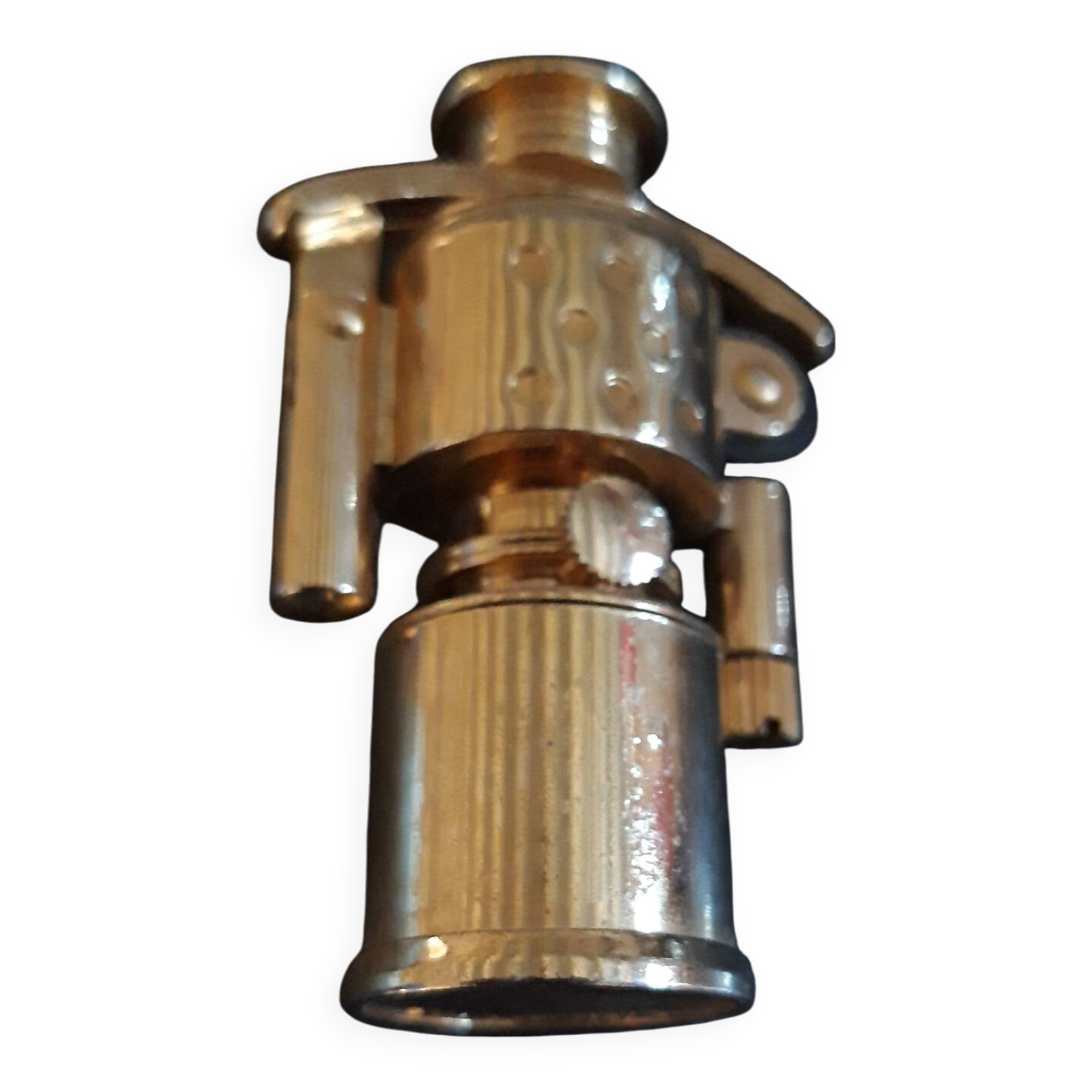 Old small golden storm gasoline lighter