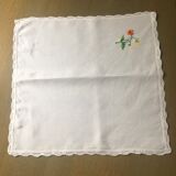 8 hand-embroidered napkins