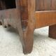 Walnut glazed bookcase with nineteenth century rose window
