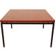 1960s coffee table in teak and metal