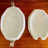 Art Deco soup tureen by Victoria China Czechoslovakia, 1920s