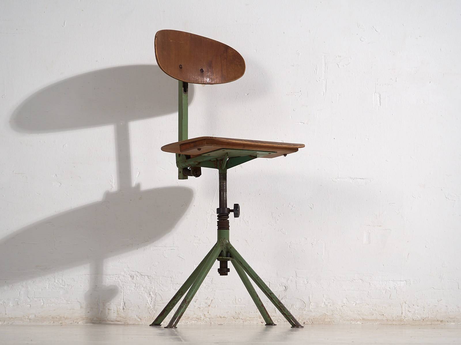Set of two industrial chairs (c. 1950).
