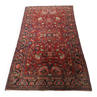 Handmade Persian Oriental rug Hamadan 225 x 135