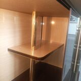 Vintage TV bar cabinet on casters