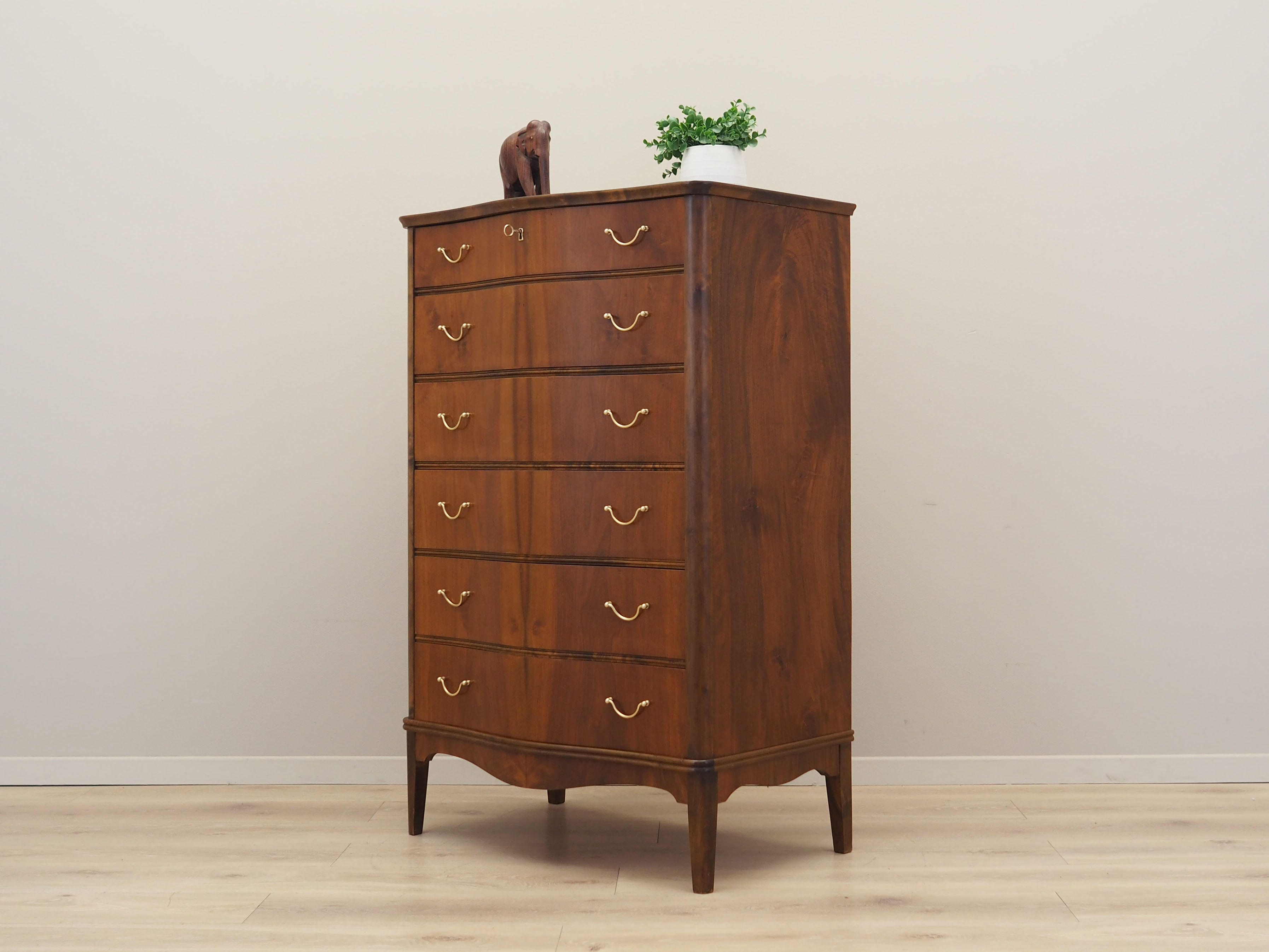 Walnut chest of drawers, Danish design, 1960s, production: Denmark