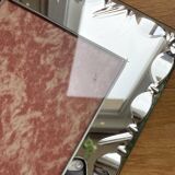 Vintage beveled mirror frame