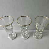 3 glasses with pastis, in Ricard, bistro, early twentieth century