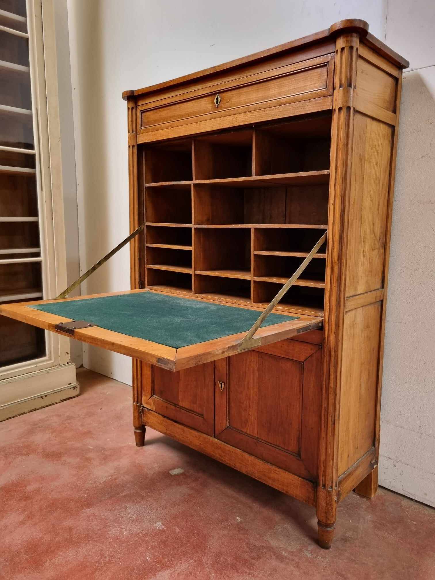 Cherry wood secretary