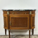 Half-moon commode in the Louis XVI style