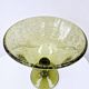 Vintage fruit bowl blown glass biot glassware unique piece
