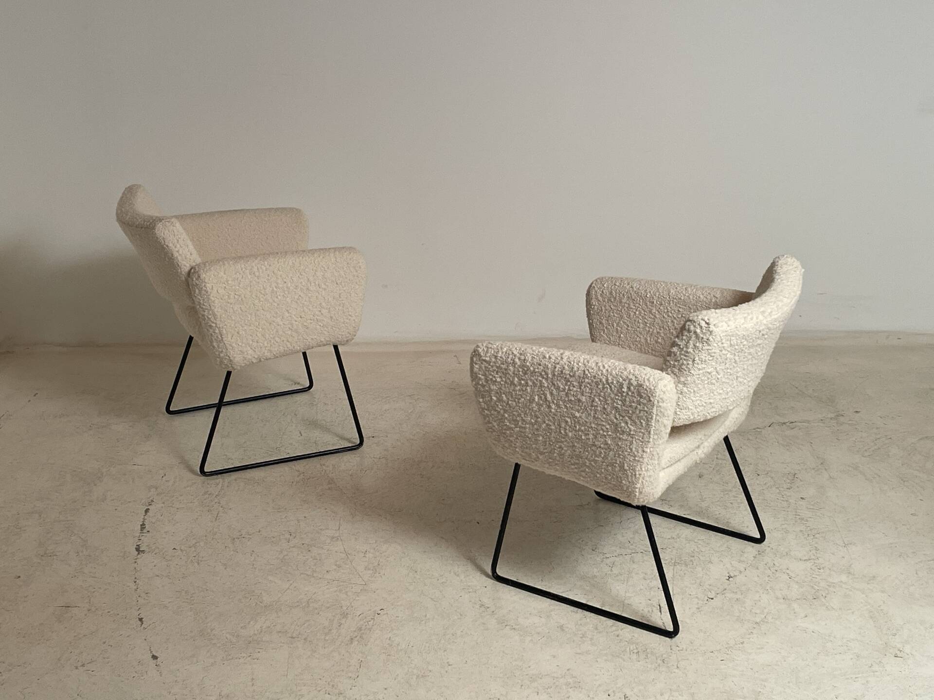 Paire de fauteuils 760 par J.A. Motte pour Steiner