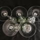 Roemer wine glasses in crystal