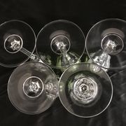 Lot de 5 verres à vin Roemer en cristal