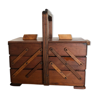 Vintage sewing basket