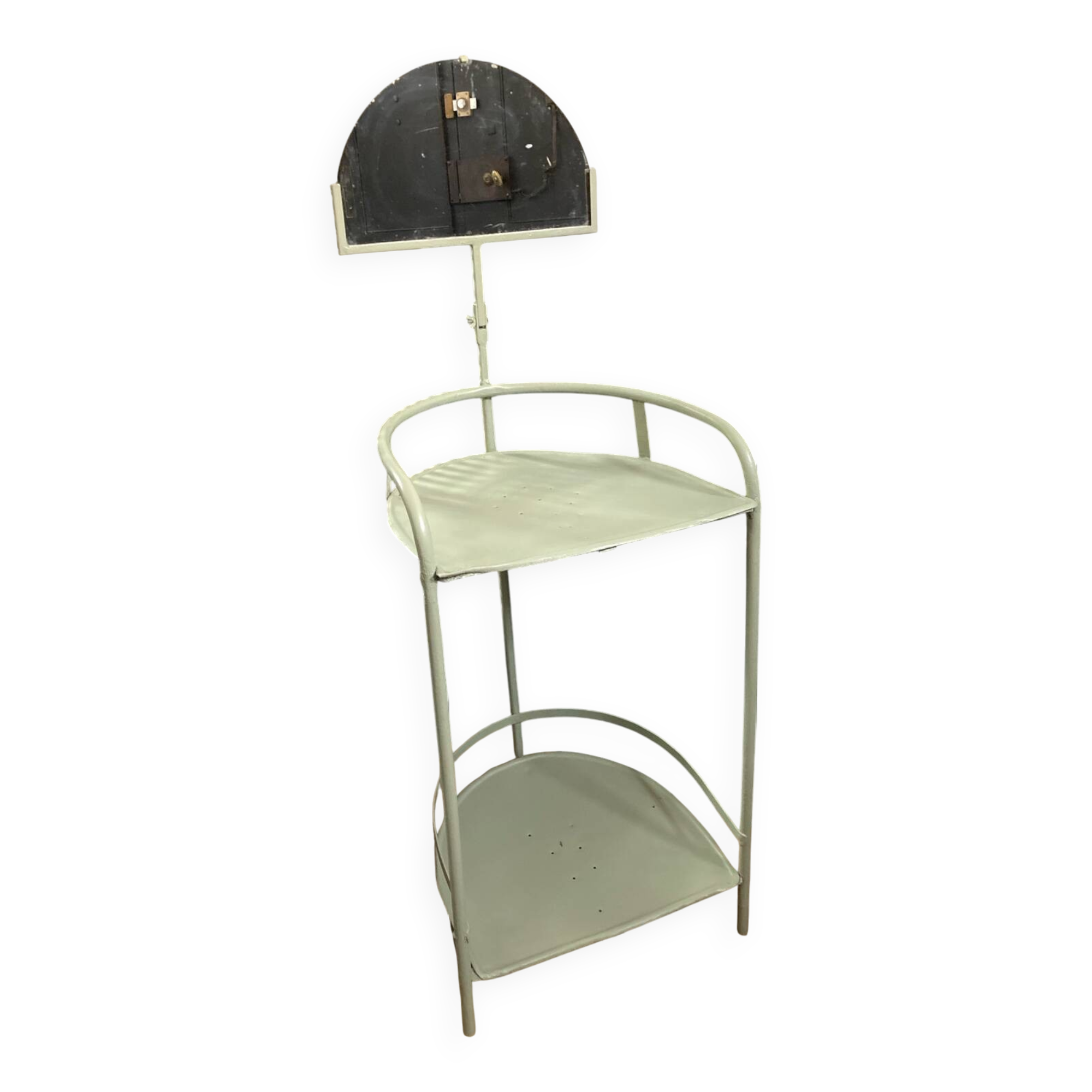 Coiffeuse, chevet en métal, années 50