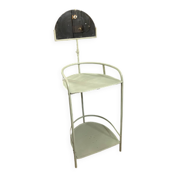 Hairdresser, metal bedside table, 1950s