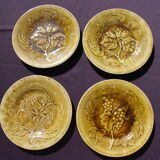 4 Longchamp slip dessert plates