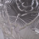 Satin pressed glass art deco vase, 1930s