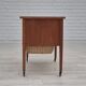 1970s, Danish chest of drawers, teak wood, rattan, original condition.