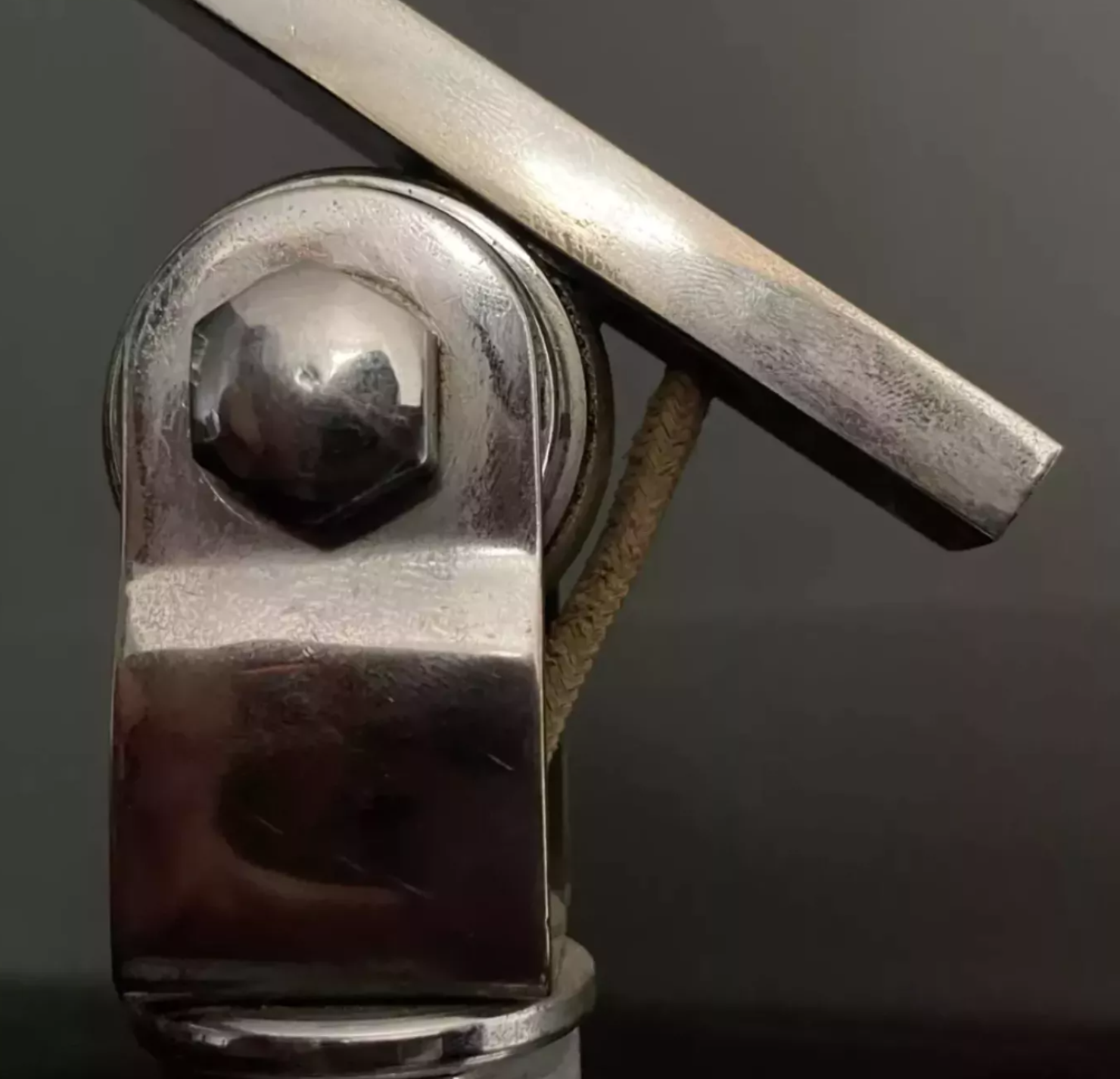 Vintage chrome adjustable desk lamp art deco