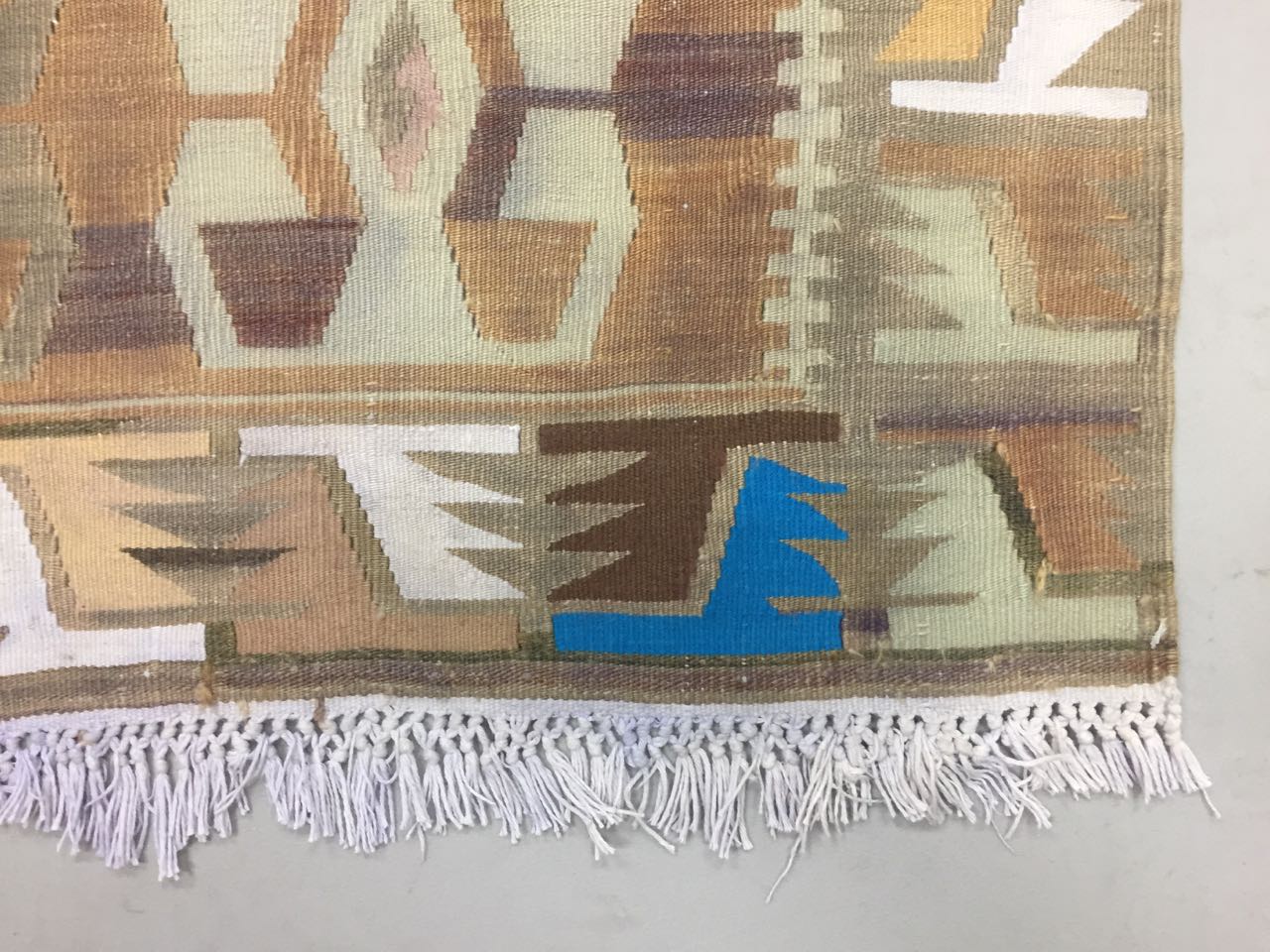 Turkish kilim rug 245x112cm moroccan