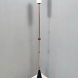 Glass, Brass, Aluminum, Copper and Iron Floor Lamp, 2021