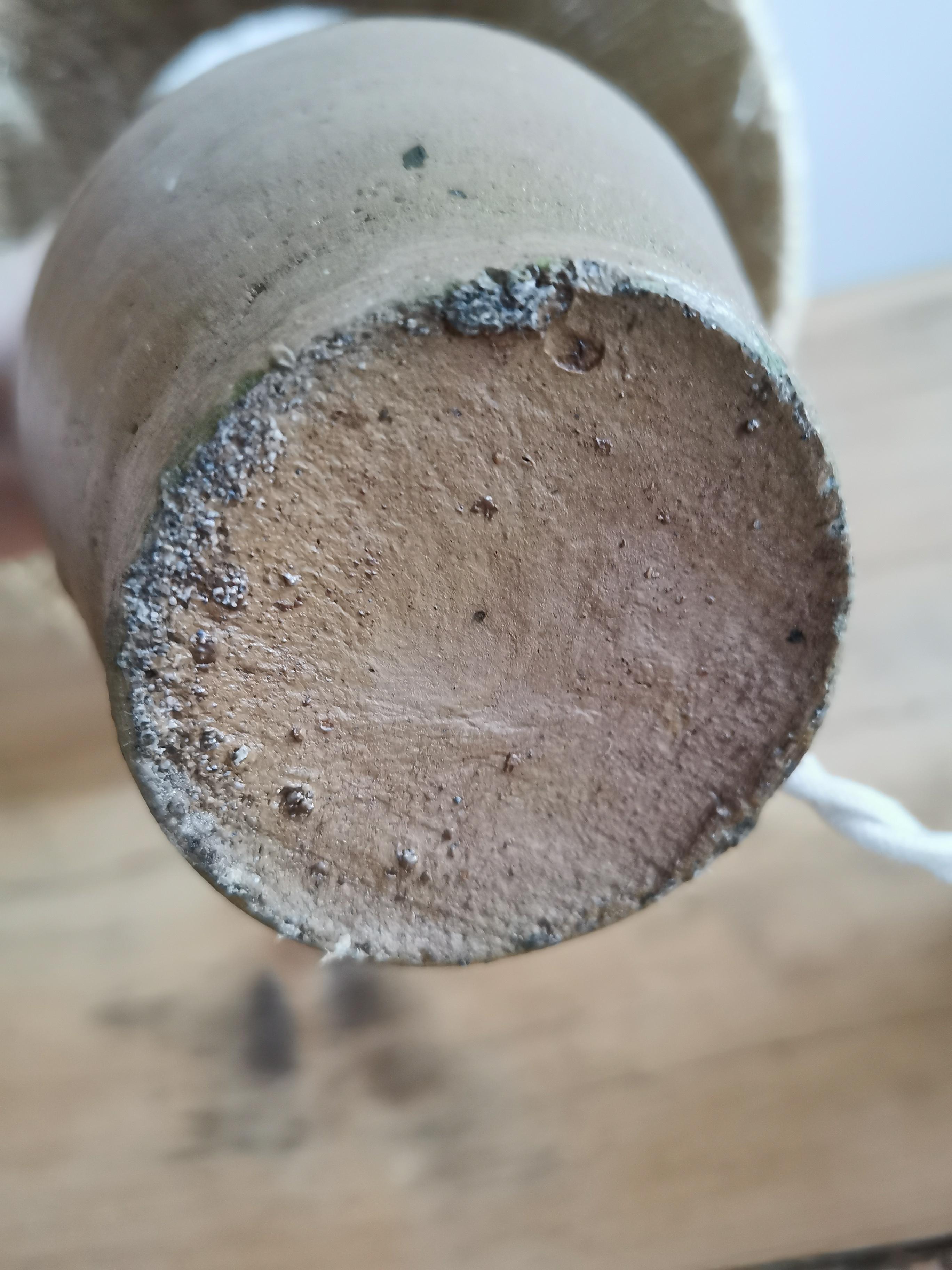 Sandstone lamp and rope