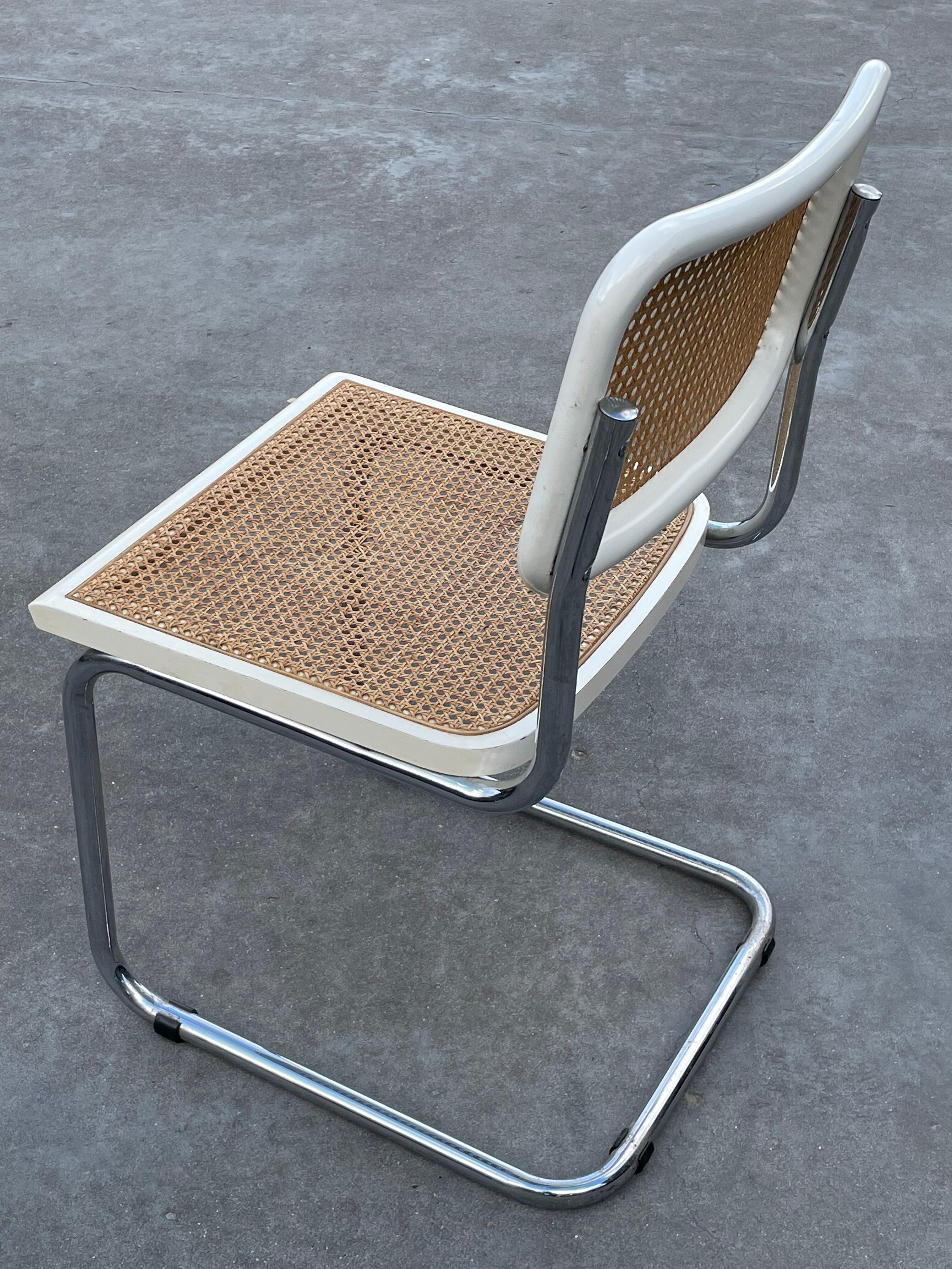 Cesca design chair b32 model in chrome