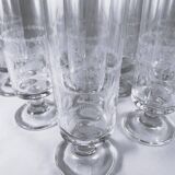 8 Vintage Champagne Flutes