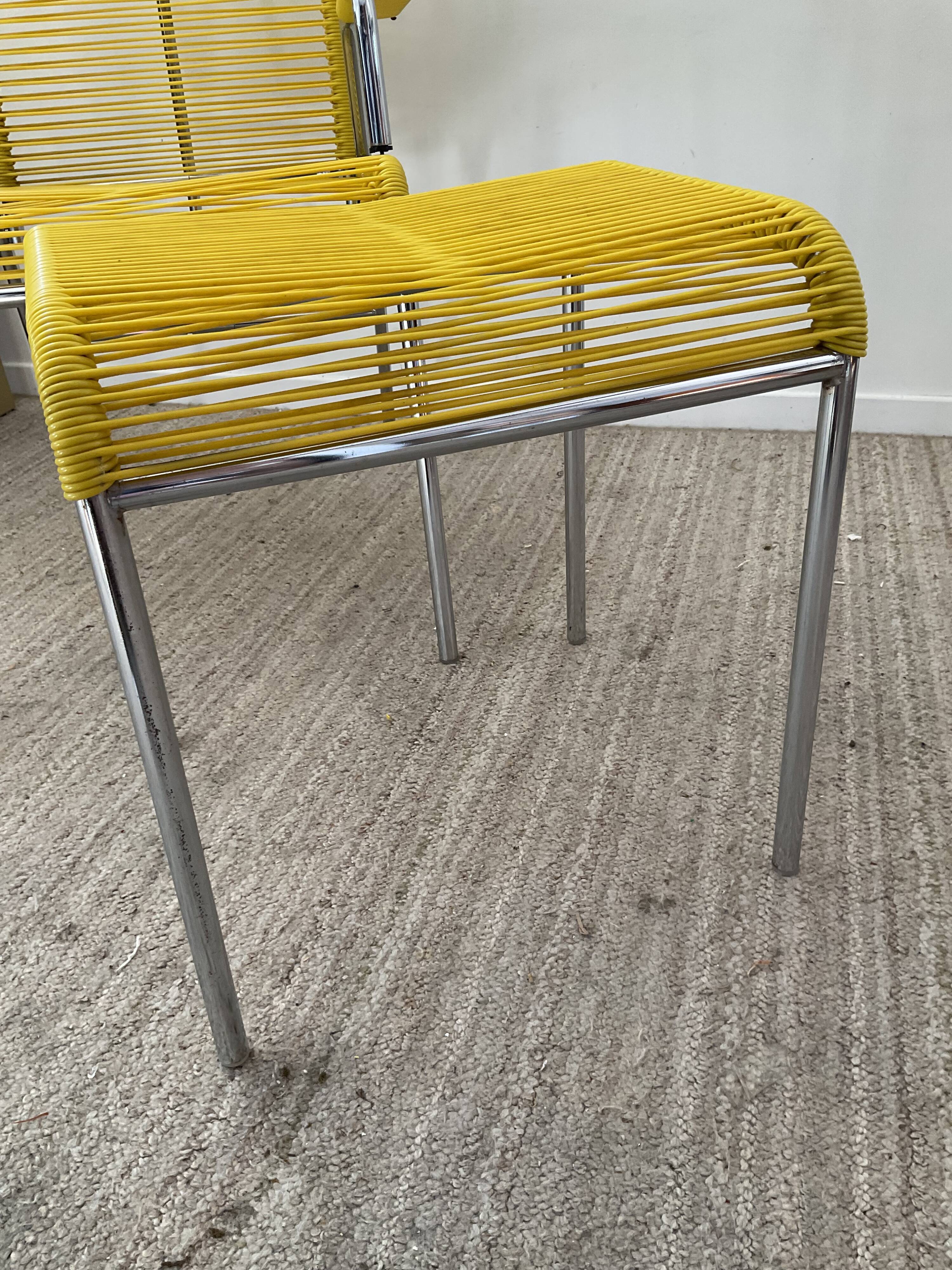 Set armchair relax scoubidou and ottoman sound of the 60s