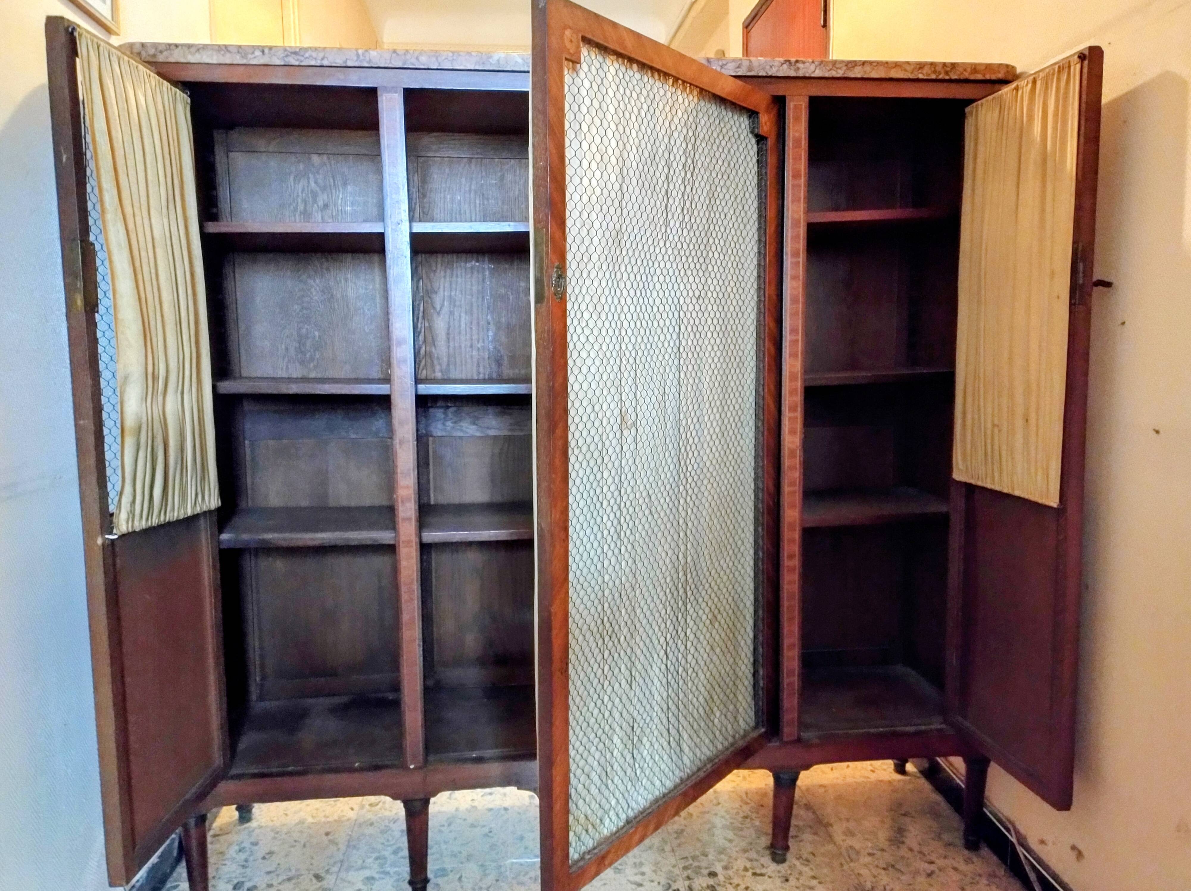 Antique wardrobe in Louis XVI style