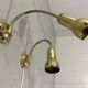 Brass flexible wall lamps, set of 2, 1960’s