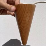 Scandinavian white metal pendant light