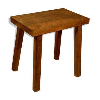 Tabouret en bois brut