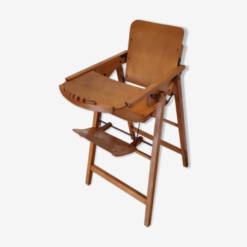 Vintage high folding chair