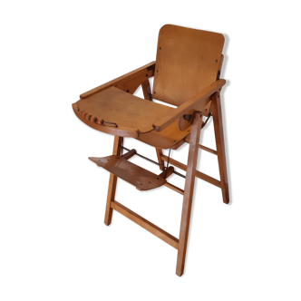 Vintage high folding chair