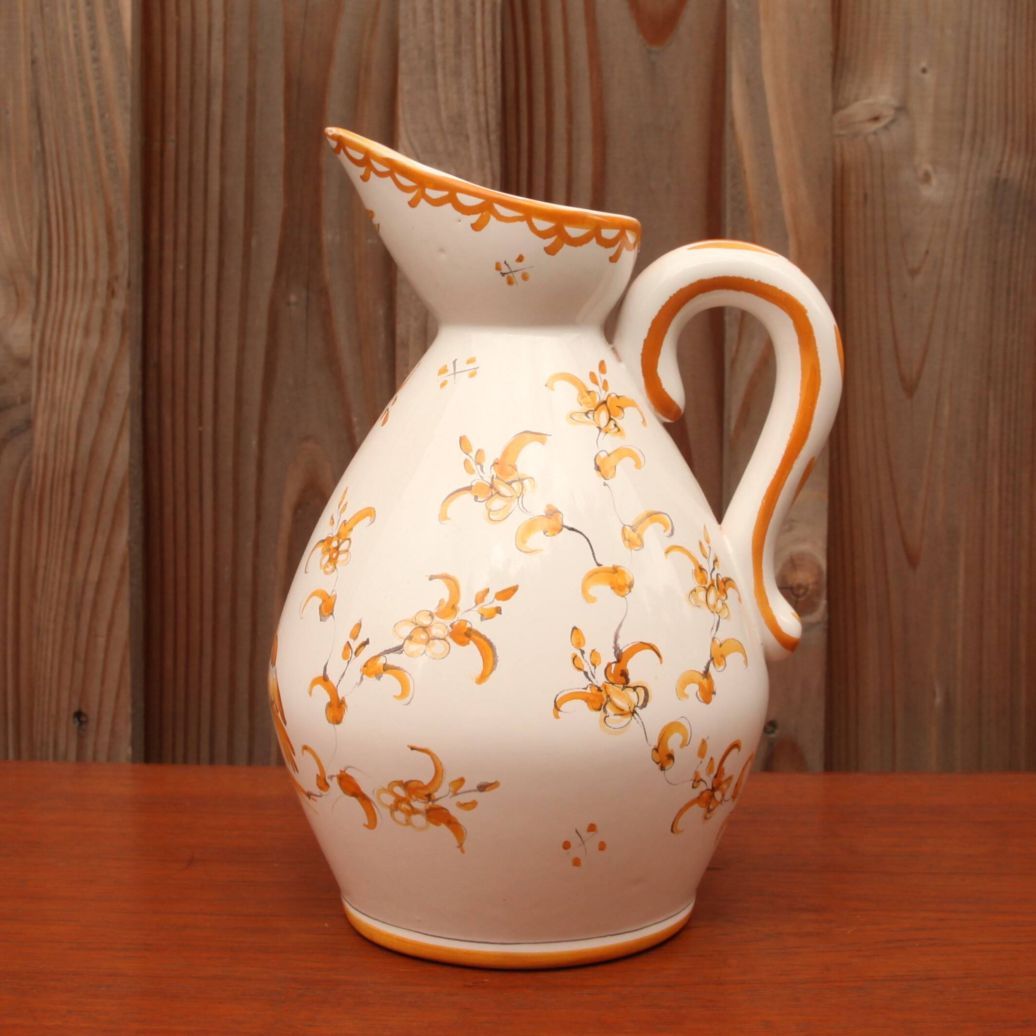 Moustier-decorated water pitcher