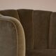 Curved Danish club chair from the mid-century, in the style of Viggo Boesen, 1940s.