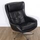 Fauteuil scandinave en cuir 1970