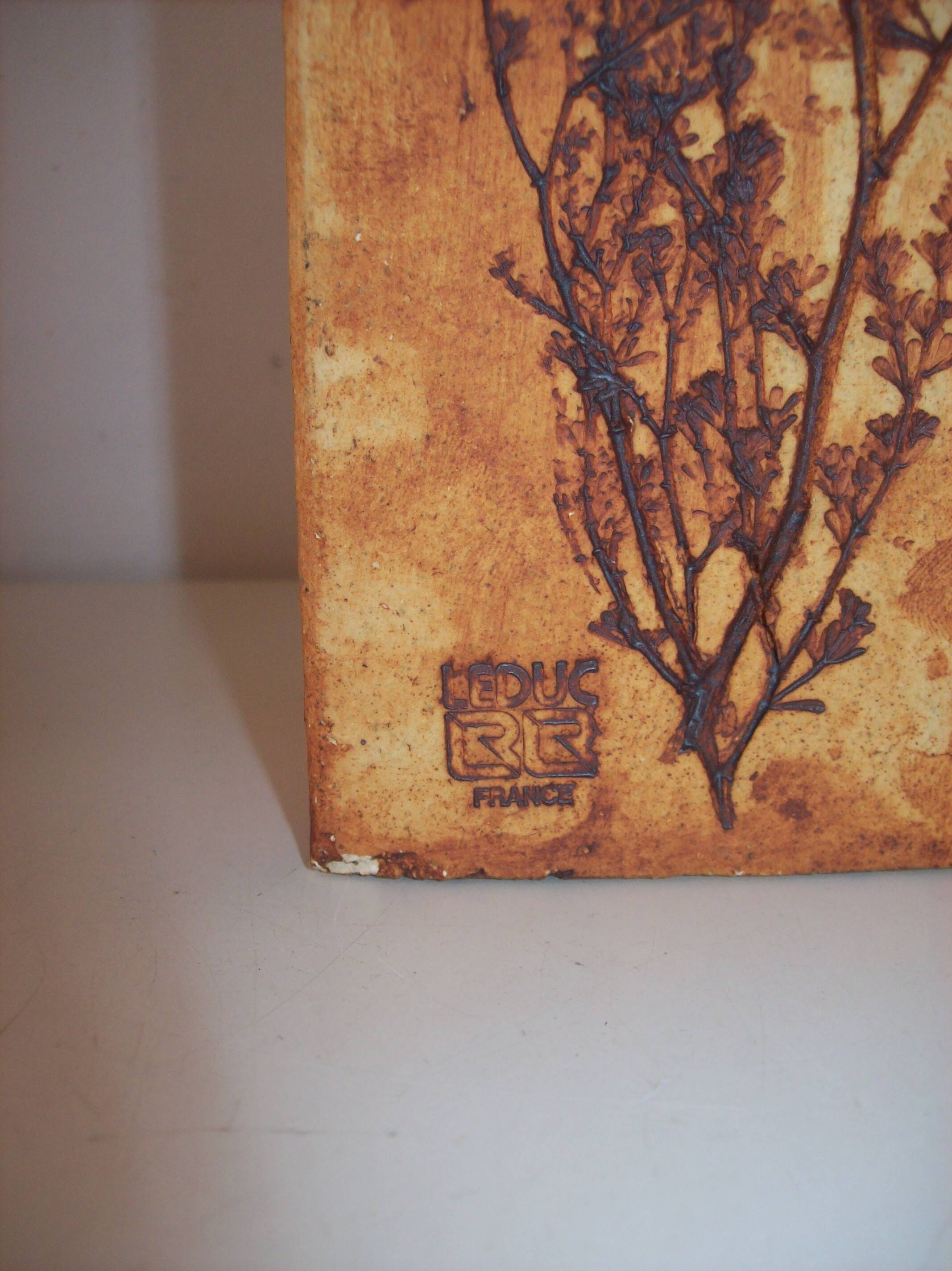 Ceramic vase signed raymonde leduc