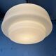 Lustre Art Déco opaline style Bauhaus