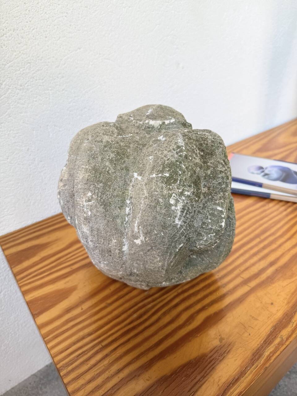 Stone sculpture of a man