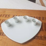 Designer painter's palette candle holder