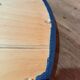 Lot de 12 chaises Baumann vintage assise Skaï bleu