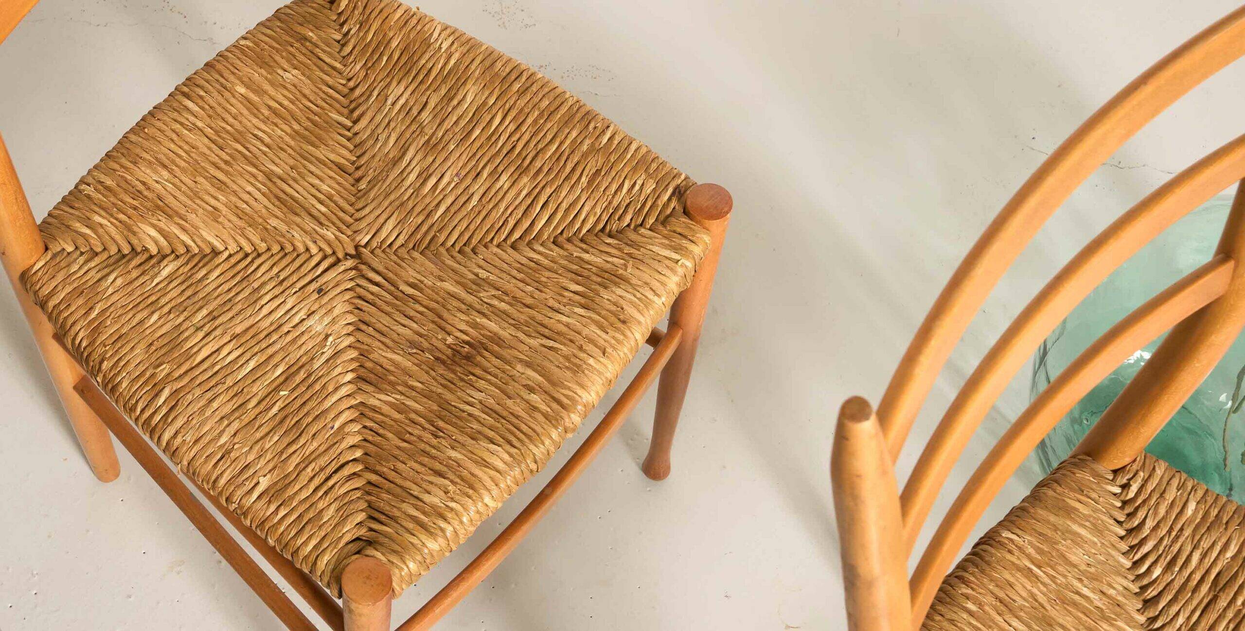 4 vintage Italian chairs, Otto Gerdau, Scandinavian style